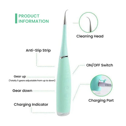 ORALBRIG - Ultrasonic Tooth Cleaning Wand